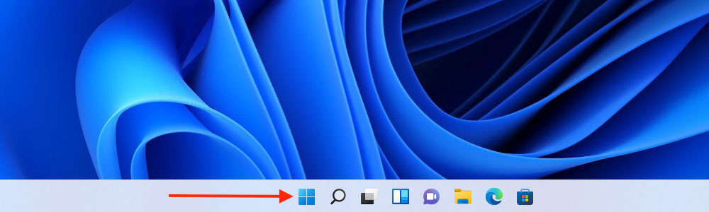 Windows 11 Start Menu button in taskbar